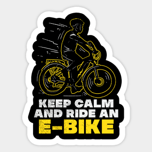 electric bike, e bike Sticker